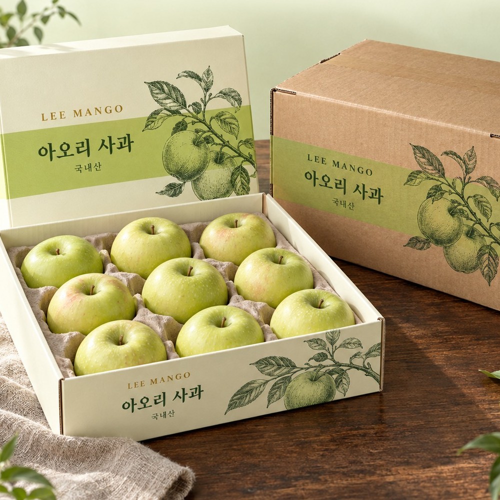 국내산 아오리 사과